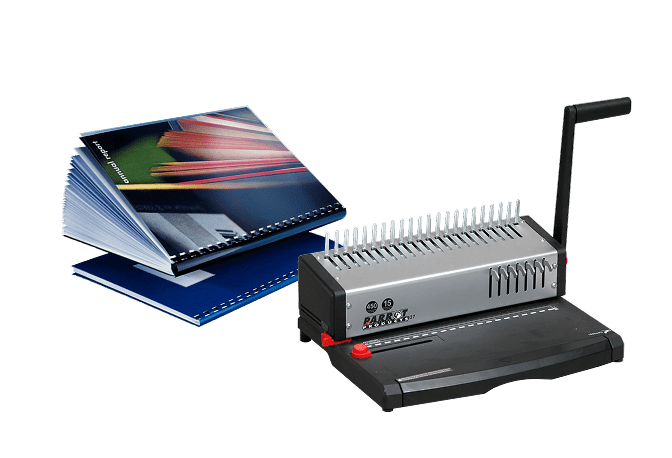 woman printing documents